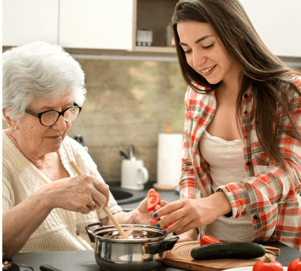 A Shared love of cooking with Care Professionals